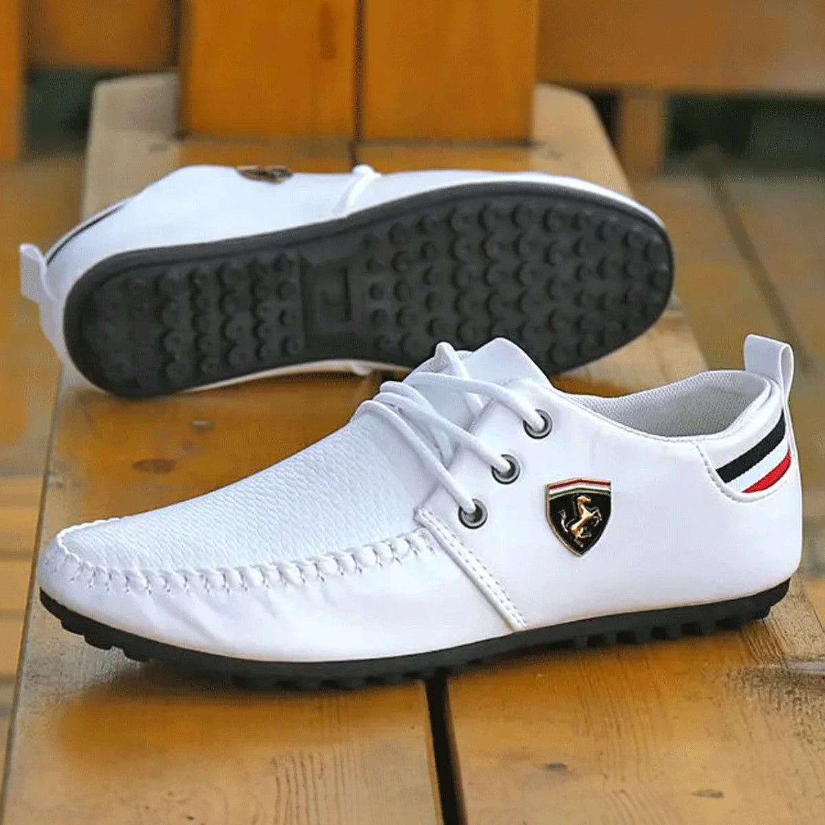Mocasín de piel para hombre Ferrari® + Regalo exclusivo