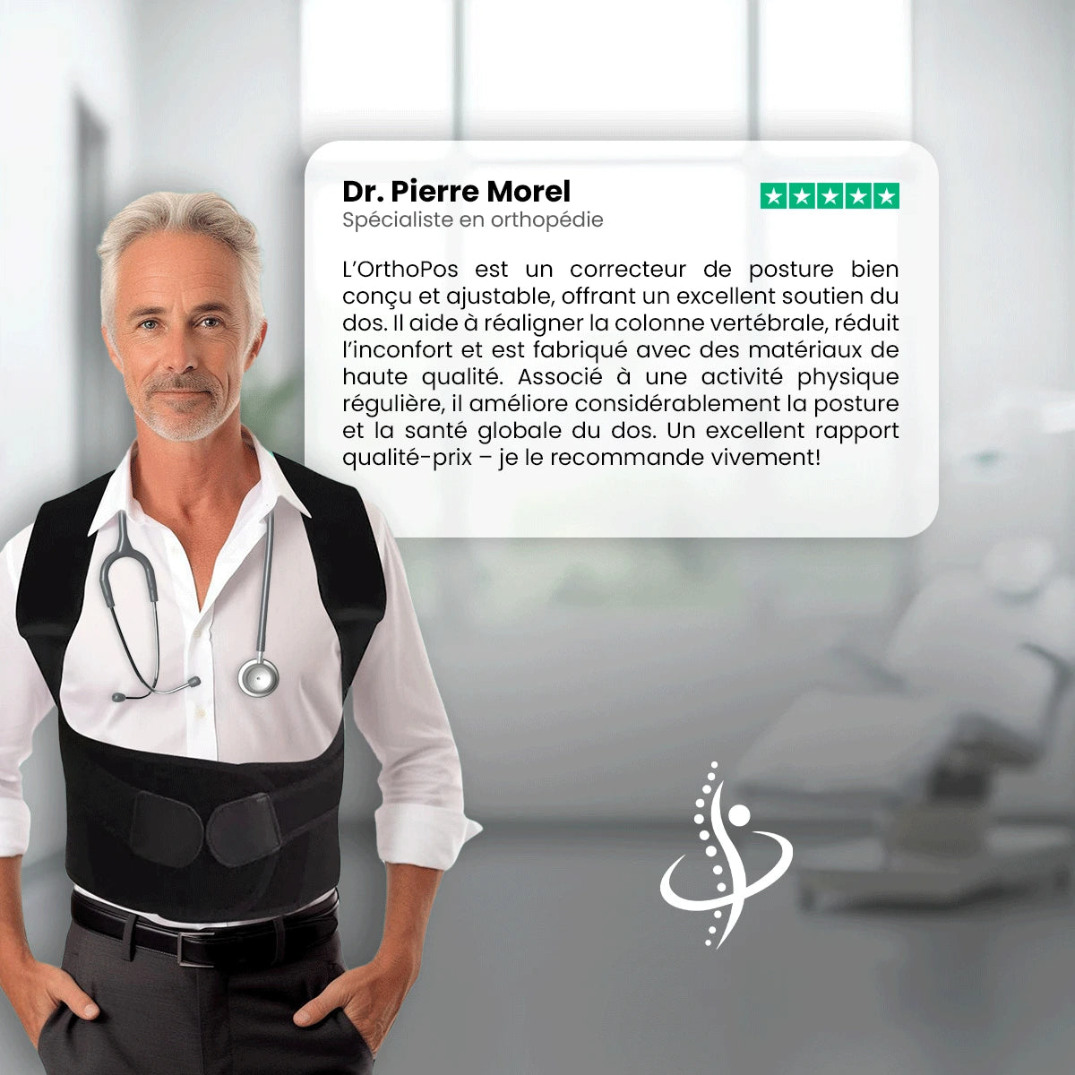 Corrector de postura OrthoPos® (Compre 1 y reciba 1 gratis)