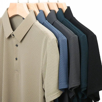 Camisa polo texturizada de corte ajustado Presone® 