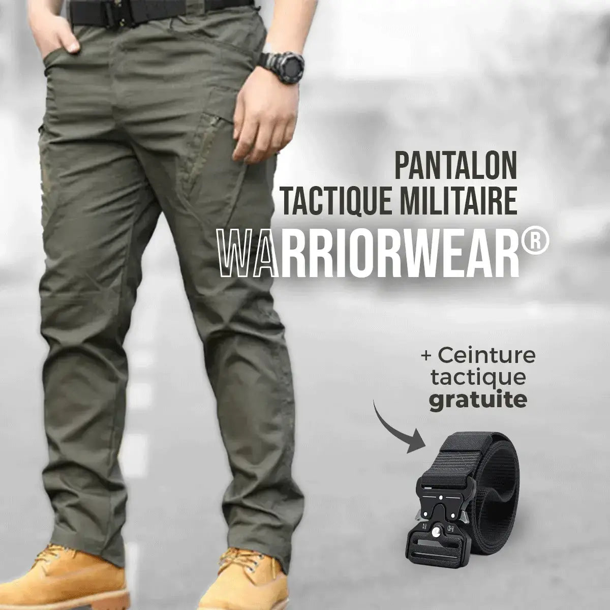 WarriorWear® Military Tactical Pants (+ Free Tactical Belt) 