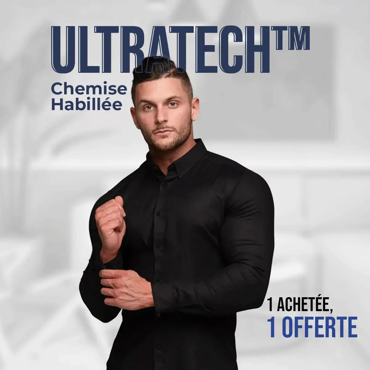 UltraTech™ Slim Fit Herrenhemd (1 kaufen, 1 gratis erhalten) 