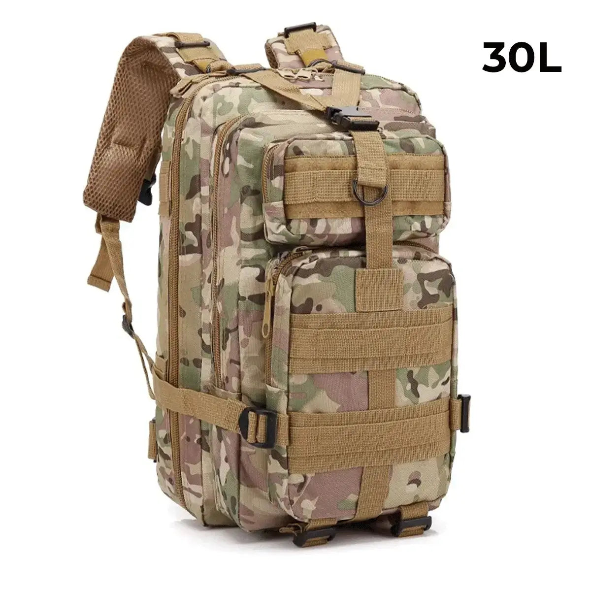 Exodus® Military Tactical Backpack (+ Free French Flag Velcro Patch) 