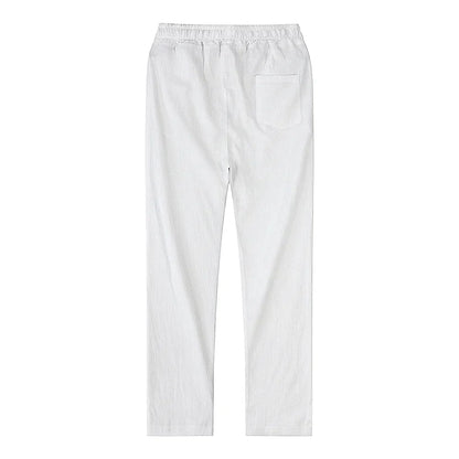 Poli - Men's Airy Linen Pants for Summer