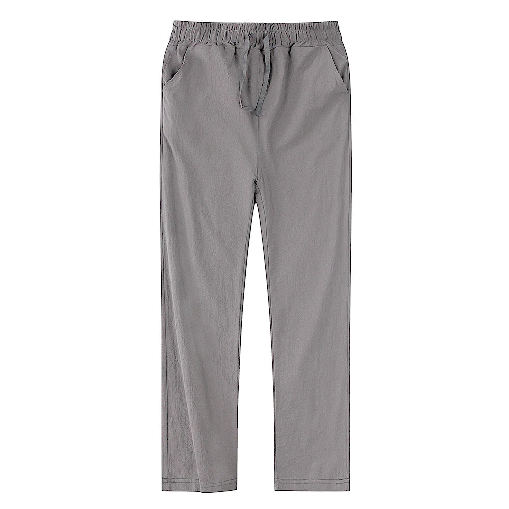 Poli - Men's Airy Linen Pants for Summer