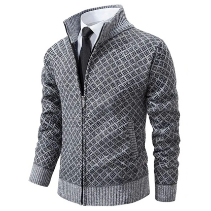 Remy-Doir® Knitted Jacquard Vest